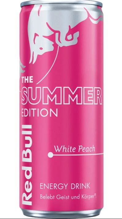 Red Bull Summer Edition 2025 White Peach Energy Drink 250ml